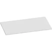 Brauer Ocean Slim Topblad 80,6x46cm - MDF - Hoogglans Wit - Badkamermeubels, Wastafelbladen - 8720359348609