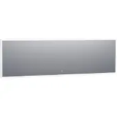 Brauer Jade Spiegel 240x70cm - LED Verlichting Rondom - Glas - Rechthoekig - Spiegels, Badkamerspiegels - 8720359338389