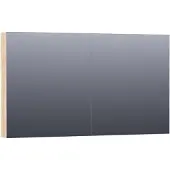 Brauer Impress Spiegelkast 119x70cm MFC 2 Deuren - Forest Wheat - Spiegels, Spiegelkasten - 8720359344991