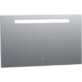 Brauer Garnet Spiegel 120x70cm - LED Verlichting Boven - Glas - Rechthoekig - Spiegels, Badkamerspiegels - 8720359338501