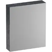 Brauer Impress Deluxe Spiegelkast 59x70cm MFC 1 Deur Met Indirecte LED Verlichting Binnen/onder - Rechtsdraaiend - Damascus - Spiegels, Spiegelkasten - 8720359387547
