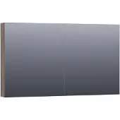 Brauer Impress Spiegelkast 119x70cm MFC 2 Deuren - Grove - Spiegels, Spiegelkasten - 8720359344823
