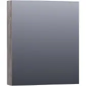 Brauer Impress Spiegelkast 59x70cm MFC 1 Deur - Rechtsdraaiend - Driftwood - Spiegels, Spiegelkasten - 8720359369437