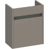 Brauer Adore Fonteinonderkast 39,5x21,5cm MDF - Linksdraaiend - Map Taupe - 8720359371119 - Wastafels, Fonteinen, Fonteinonderkasten