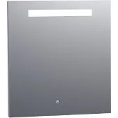 Brauer Garnet Spiegel 75x70cm - LED Verlichting Boven - Glas - Rechthoekig - Spiegels, Badkamerspiegels - 8720359338556