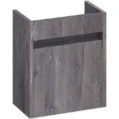 Brauer Adore Fonteinonderkast 39,5x21,6cm MFC - Rechtsdraaiend - Driftwood - 8720359370921 - Wastafels, Fonteinen, Fonteinonderkasten