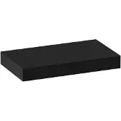 Brauer Creek Topblad Vrijhangend 80,6x50cm - MDF - Mat Zwart - Badkamermeubels, Wastafelbladen - 8720359388988