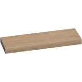 Brauer Creek Topblad Vrijhangend 139,4x50cm - Massief Eiken - Lamellen Eiken Naturel - Badkamermeubels, Wastafelbladen - 8720359347725