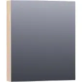 Brauer Impress Spiegelkast 59x70cm MFC 1 Deur - Rechtsdraaiend - Sunlit - Spiegels, Spiegelkasten - 8720359345509