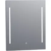 Brauer Pyrite rechthoekige spiegel met verlichting 60x70cm