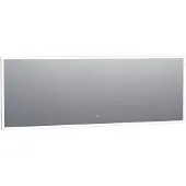 Brauer Jade Spiegel 200x70cm - LED Verlichting Rondom - Glas - Rechthoekig - Spiegels, Badkamerspiegels - 8720359338372