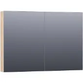 Brauer Impress Spiegelkast 99x70cm MFC 2 Deuren - Sunlit - Spiegels, Spiegelkasten - 8720359344649