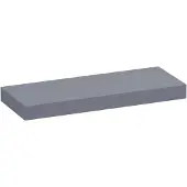 Brauer Creek Topblad Vrijhangend 119,6x50cm - MDF - Mat Grijs - Badkamermeubels, Wastafelbladen - 8720359388919
