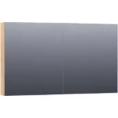 Brauer Impress Spiegelkast 119x70cm MFC 2 Deuren - Forest Tan - Spiegels, Spiegelkasten - 8720359344960