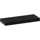Brauer Creek Topblad Vrijhangend 119,6x50cm - MDF - Mat Zwart - Badkamermeubels, Wastafelbladen - 8720359389008