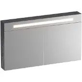 Brauer Promise Deluxe Spiegelkast 119x70cm MFC 2 Deuren Met Directe LED Verlichting Boven - Damascus - Spiegels, Spiegelkasten - 8720359387394