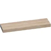 Brauer Creek Topblad Vrijhangend 160,6x50cm - Massief Eiken - Lamellen Eiken Wit - Badkamermeubels, Wastafelbladen - 8720359347794