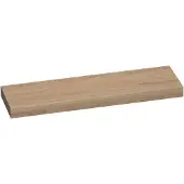 Brauer Creek Topblad Vrijhangend 160,6x50cm - Massief Eiken - Lamellen Eiken Naturel - Badkamermeubels, Wastafelbladen - 8720359347770
