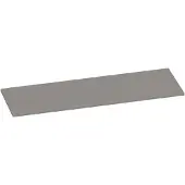 Brauer Ocean Slim Topblad 139,4x46cm - MDF - Mat Taupe - Badkamermeubels, Wastafelbladen - 8720359348272