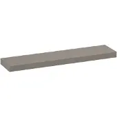 Brauer Creek Topblad Vrijhangend 198,6x50cm - MDF - Mat Taupe - Badkamermeubels, Wastafelbladen - 8720359388858