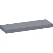 Brauer Creek Topblad Vrijhangend 139,4x50cm - MDF - Mat Grijs - Badkamermeubels, Wastafelbladen - 8720359388926