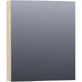 Brauer Impress Spiegelkast 59x70cm MFC 1 Deur - Linksdraaiend - Sunlit - Spiegels, Spiegelkasten - 8720359345493