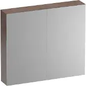 Brauer Impress Spiegelkast 80x70cm MFC 2 Deuren - Erosion - Spiegels, Spiegelkasten - 8720359387615