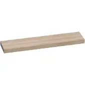 Brauer Creek Topblad Vrijhangend 198,6x50cm - Massief Eiken - Lamellen Eiken Wit - Badkamermeubels, Wastafelbladen - 8720359347893