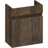 Brauer Joy Fonteinonderkast 39,5x21,6cm MFC - Rechtsdraaiend - Grove - 8720359370402 - Wastafels, Fonteinen, Fonteinonderkasten