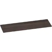 Brauer Ocean Slim Topblad 139,4x46cm - Massief Eiken - Lamellen Eiken Zwart - Badkamermeubels, Wastafelbladen - 8720359346902