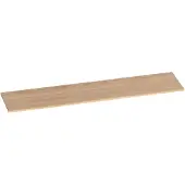 Brauer Ocean Slim Topblad 198,6x46cm - Massief Eiken - Lamellen Eiken Naturel - Badkamermeubels, Wastafelbladen - 8720359347145