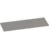 Brauer Ocean Slim Topblad 119,6x46cm - MDF - Mat Taupe - Badkamermeubels, Wastafelbladen - 8720359348203