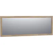 Saniclass Natural Wood spiegel 200x70x1.8cm rechthoek vingerlas zonder verlichting Grey Oak