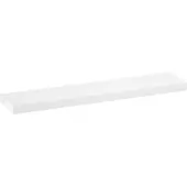 Brauer Creek Topblad Vrijhangend 220,4x50cm - MDF - Mat Wit - Badkamermeubels, Wastafelbladen - 8720359388773
