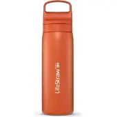 LifeStraw Go Stainless Steel 530ml Bottle Oranje