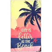 Zavelo Beach Club Strandlaken Beach Life 100x180 cm