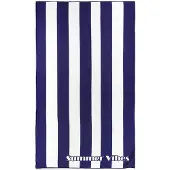 Zavelo Beach Club Strandlaken Summer Vibes - Navy - 100x180 cm