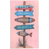 Zavelo Beach Club Strandlaken Sand & Surf 100x180 cm