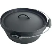 Praxis Dutch Oven Gietijzer 38x38x15cm - 12inch