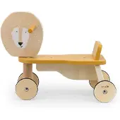 Trixie Houten Fiets met 4 wielen - Mr. Fox - Loopfiets voor Peuter - FSC Hout - Stimuleert Balans en Grove Motoriek