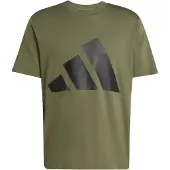 Adidas Functioneel shirt 'Essentials' olijfgroen / zwart