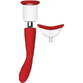 Dream Toys Red Revolution Georgia - G-spot vibrator en vaginapomp - rood