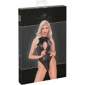 Noir - slangenprint body (zwart)