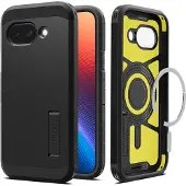 Spigen Tough Armor Backcover MagSafe voor de Google Pixel 9A - Zwart