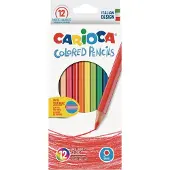 Carioca 3X - Hexagonal Multi 12stuk(s) kleurpotlood - 3 Sets