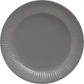 PROnappe kartonnen borden rond 230 mm grijs