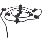 Xanlite Lichtsnoer 5m Zwart E27