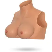 Vuxen Bodies Siliconen - Wearable Breasts Crop Top G Cup