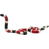 Small Foot Mojo Fun Koraalslang, 3 stuks, Wilde dieren, Rood, Zwart, Geel, Polyvinylchloride (PVC)