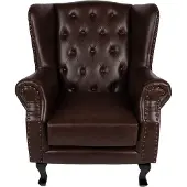 Clayre & Eef Fauteuil 82x74x102 cm kunstleer